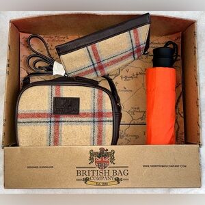 British Bag Company 3 piece Crossbody Set NWT